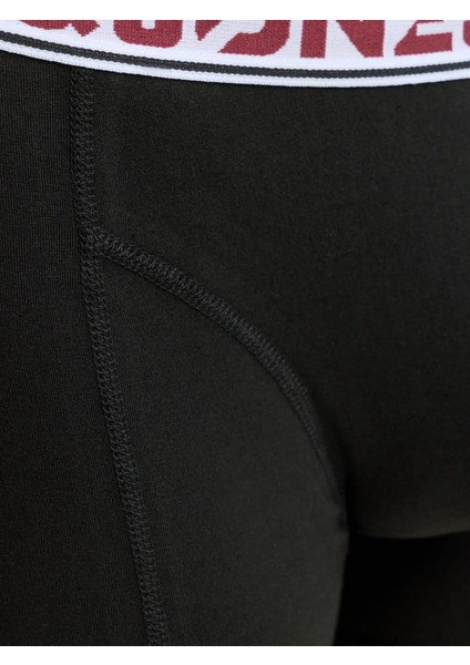 Jaccolton Erkek 3 Lü Set Laci Gri Siyah Boxer 12282063