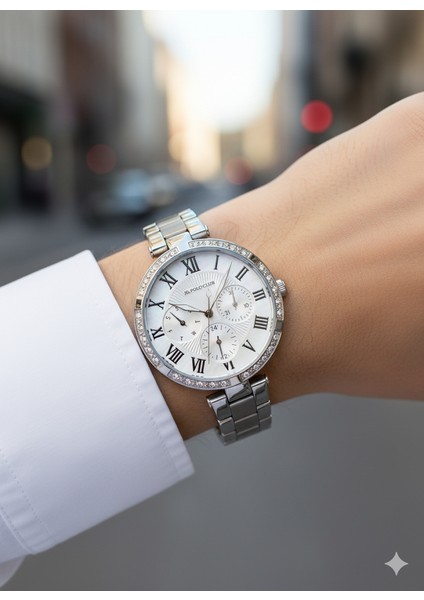 Jg. Polo Club Kadın Kol Saati Gümüş Renk, Beyaz Kadran - Şık Metal Kordon, 2 Yıl Garantili modelleri