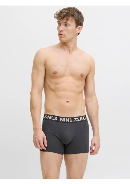 Jaccolton Erkek 3 Lü Set Laci Gri Siyah Boxer 12282063 fırsatları