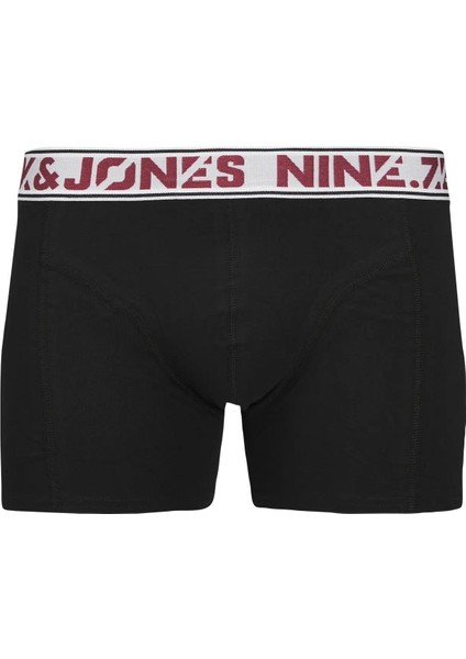 Jaccolton Erkek 3 Lü Set Laci Gri Siyah Boxer 12282063