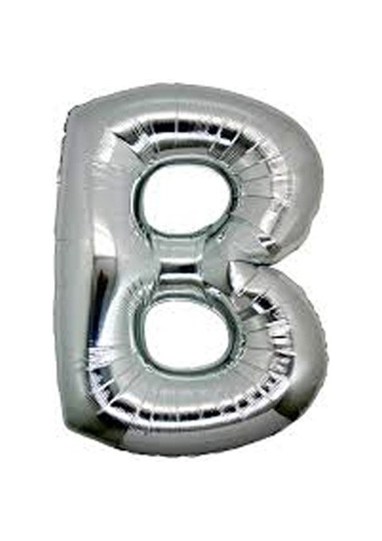 Gümüş Rengi Folyo Balon 1 Metre