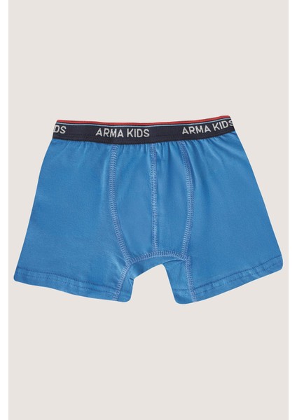 Erkek Çocuk Boxer 3'lü Paket Renkli, Pamuklu ve Likralı Esnek Kumaş modelleri