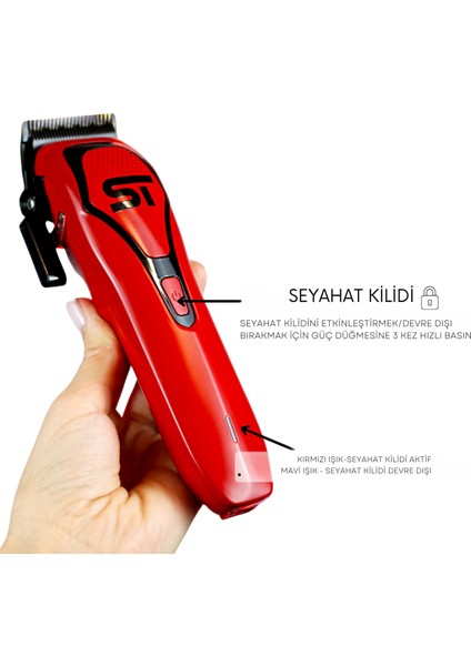 Darkstar 72 Clipper Tıraş Makinesi – 12.000 Rpm Vektör Motor, Hafif Tasarım, 3 Saat Pil fiyatları