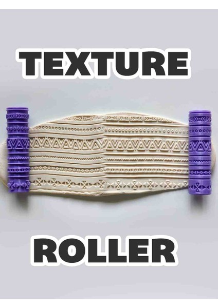 Geometrik Desen Baskı Silindiri