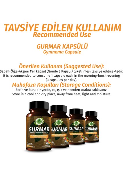 Şifa Gurmar Kapsül (GYMNEMA CAPSULE) modelleri