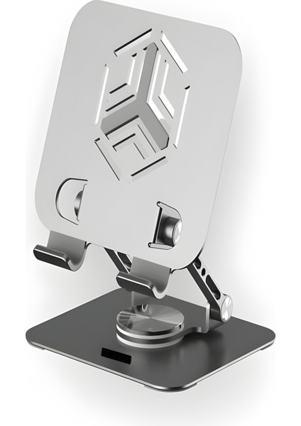 Tablet Telefon Standı 4-12.9 Inç | Katlanabilir 360° Ayarlanabilir Alüminyum Gövde