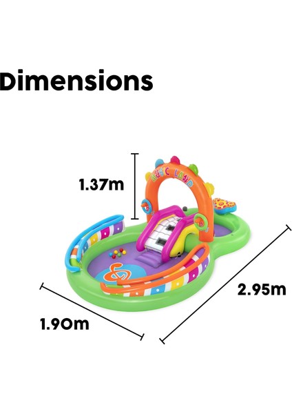 Sing 'n Splash Şişirilebilir Çocuk Su Oyun Merkezi modelleri