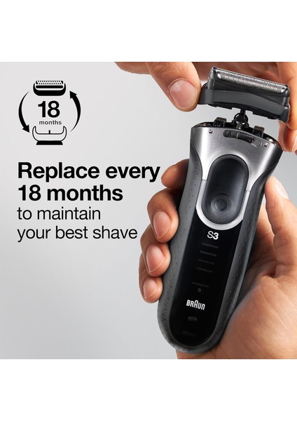 3 Serisi Tıraş Makinesi Yedek Başlığı 32B (Siyah) fırsatları