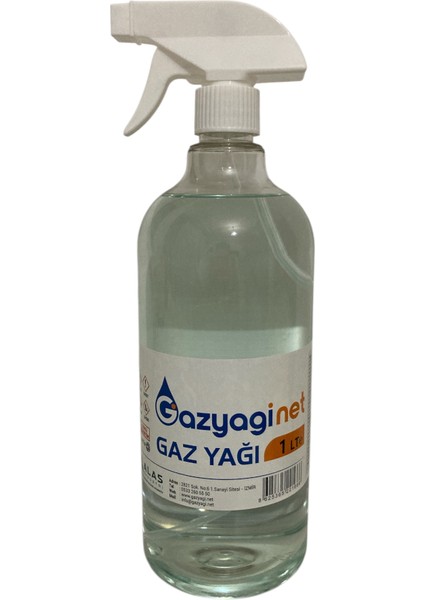 Gazyağı 1 litre Sprey (Zift Sökücü, Zincir ve Motor Temizleyici, Gaz Sobası ve Gaz Lambası Yakıtı)
