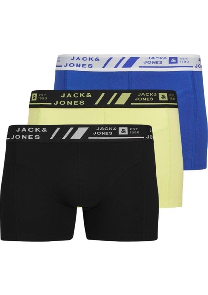 Jacangus Erkek 3 Lü Set Sarı Mavi Siyah Boxer 12277576 fiyatları