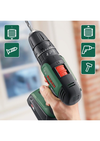 Akülü Darbeli Matkap Universalimpact 18 (1 Akü, 18 Volt Sistemi, Taşıma Çantası Içinde) modelleri