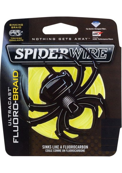 Fishing Line Ultracast Fluorobraid (Sarı, 110 M)