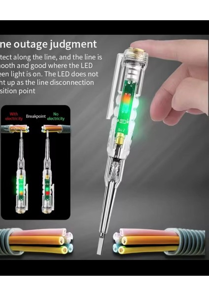 Akıllı Voltaj Test Cihazı Kalemi, Dijital Güç Gerektirmeyen Indüksiyon Dedektörü, Kurşun Kalem, Elektrikli Tornavida, Prob, Devre Göstergesi fırsatları