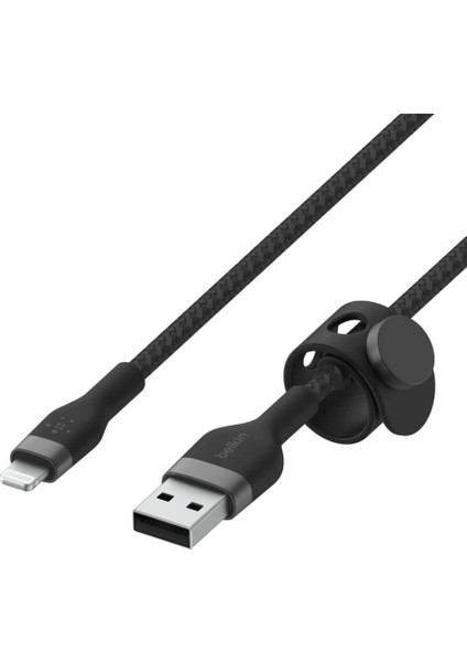 Boostcharge Pro Flex Örgülü USB Tip A - Yıldırım Kablosu (1m/3,3ft), Mfi Sertifikalı Şarj Kab fırsatları