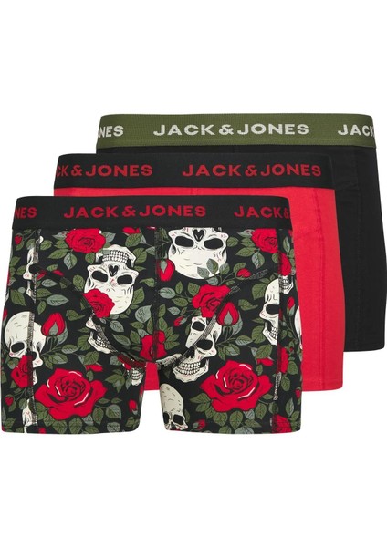 Jachenry Skulls Erkek 3 Lü Set Kurukafa Siyah KIRMIZI12286181