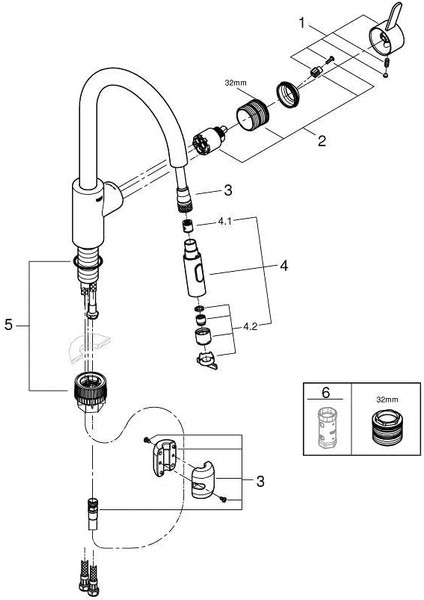 Eviye Bataryası Spiralli 2 Fonk. Eurocosmo Krom- 31481001 modelleri