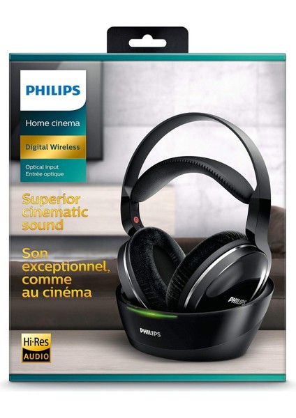 SHD8850/12 Kulaküstü Tv Kablosuz Kulaklık, Siyah fiyatları