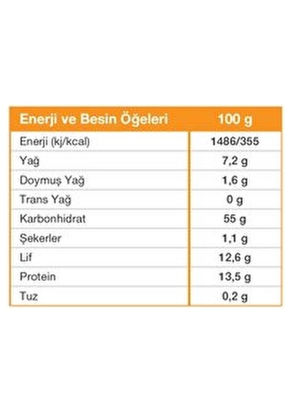 Yulaf Unu 900 GR Yüksek Lif ve Bitkisel Protein İçeren Doğal Ürün fırsatları