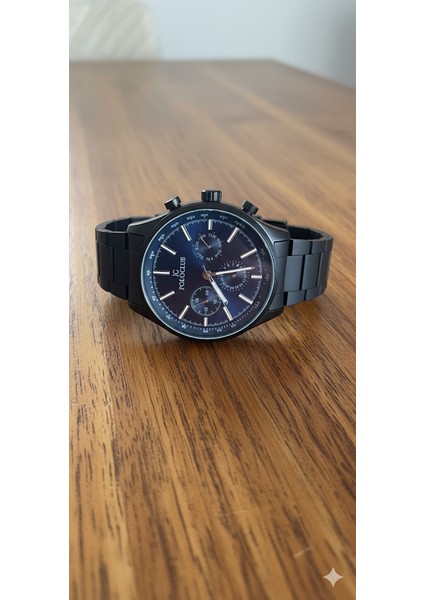 Jg. Polo Club Erkek Kol Saati Siyah Renk, Mavi Kadran - Şık Metal Kordon, 2 Yıl Garantili fiyatları