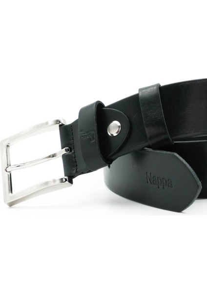 Nappa Hakiki Deri 4,00 cm Spor Erkek Kemer - KMR251 fırsatları