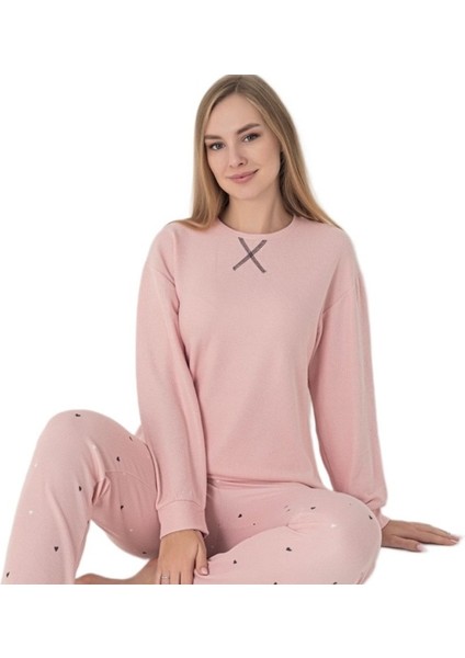 Luna Casa Waffle Kumaş Kışlık Kadın Pijama Takımı S/2xl modelleri