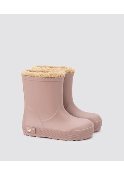 Yogi Borreguito Rosa Kürklü Çocuk Yağmur Bot Çizme Pembe W10306-010
