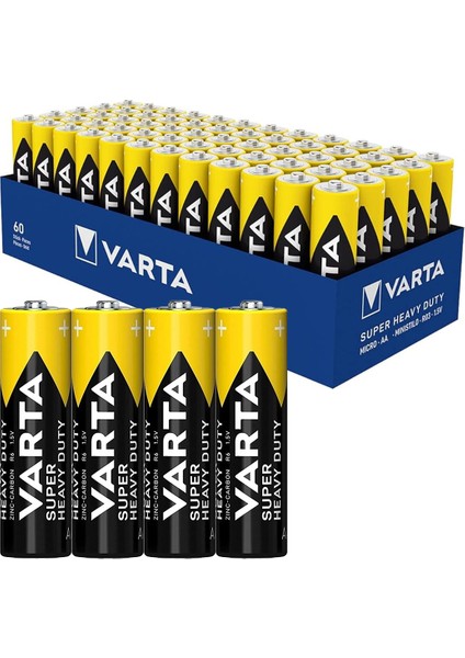 Superlife Çinko AA Kalem Pil (60'lı Paket)