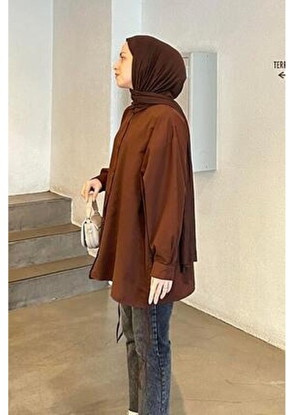 Oversize Kadın Gömlek