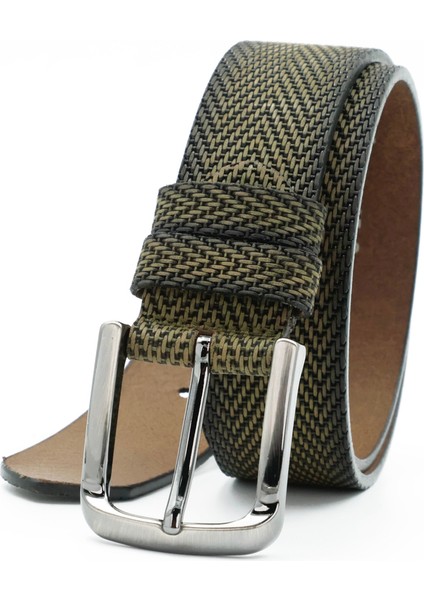 Nappa Hakiki Baskı Deri 4,00 cm Spor Erkek Kemer - Tuna KMR121 fiyatları