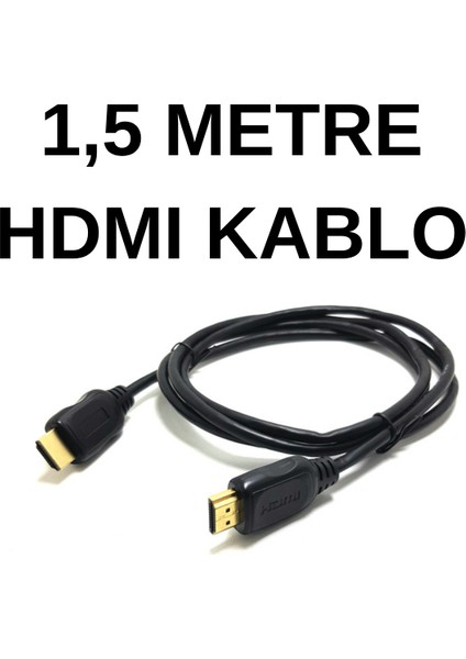 1.5 Metre HDMI Kablo Gesi GSH-201 – Bilgisayar, Tv, Monitör Uyumlu HDMI 2.0 Kablo fiyatları