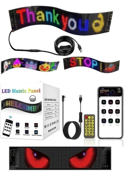 LED Matrix Panel Rg-B Ekran Kumandalı modelleri