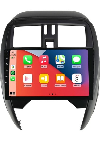 Nissan Micra 2015 +9inç Çerçeve