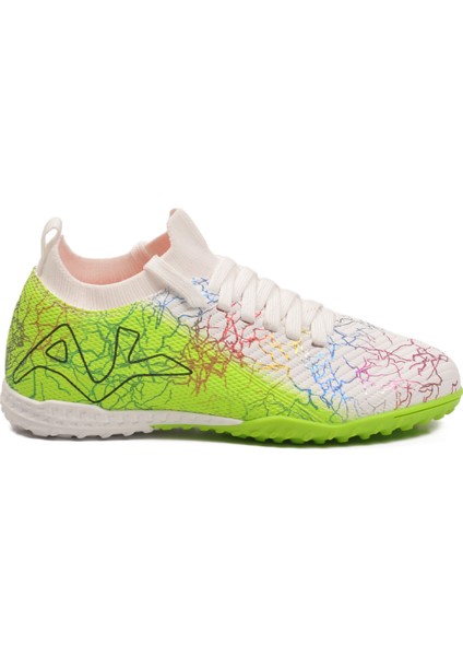 Beyaz Yeşil Bilekten Çoraplı Erkek Çocuk Halı Saha Ayakkabısı FH-252-153 F fiyatları