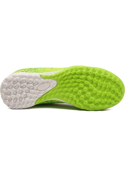 Beyaz Yeşil Bilekten Çoraplı Erkek Çocuk Halı Saha Ayakkabısı FH-252-153 F indirimleri