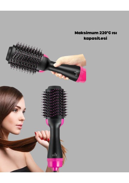 Yeni Nesil Fön Tarağı – 220°C Isı, Negatif Iyon, 360° Dönebilen Kablo modelleri