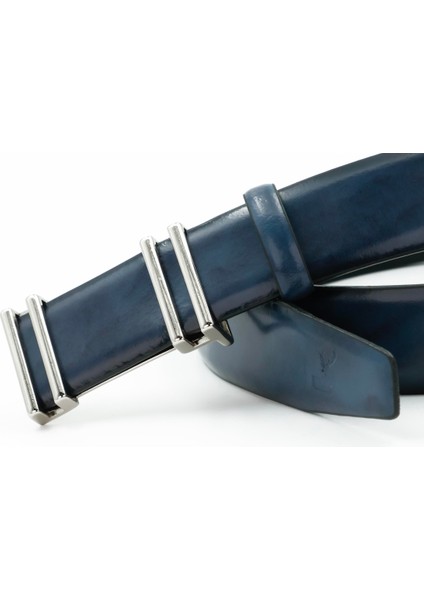 Nappa Hakiki Deri 3,50 cm Pimli Toka Klasik Erkek Kemer - Tuna KMR101 modelleri