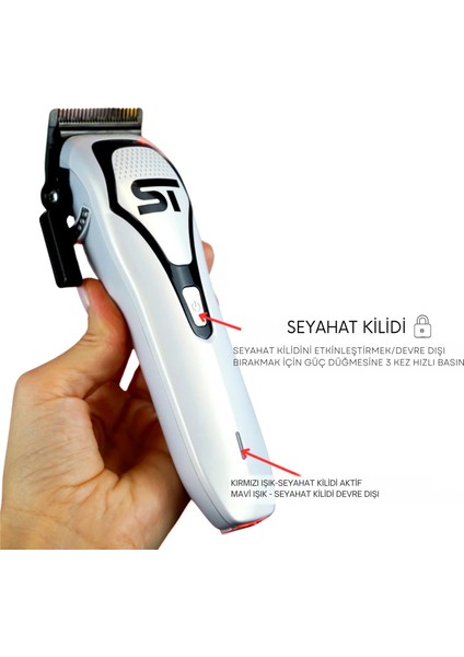 Darkstar 72 Clipper Tıraş Makinesi – 12.000 Rpm Vektör Motor, Hafif Tasarım, 3 Saat Pil modelleri