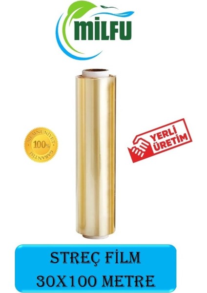 Gıda Streç Film 30 cm x 100 Metre