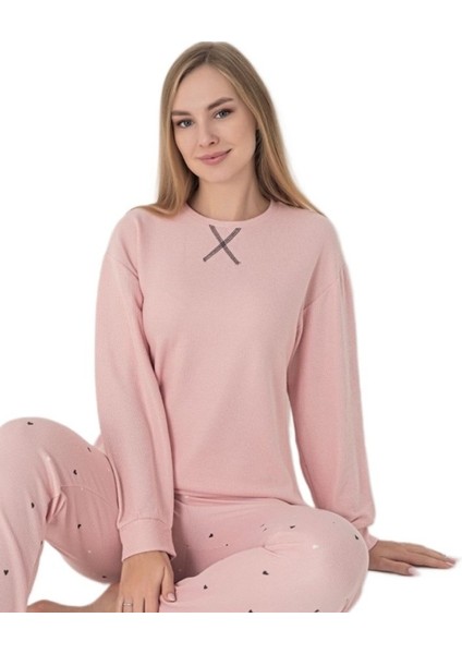 Luna Casa Waffle Kumaş Kışlık Kadın Pijama Takımı S/2xl fiyatları