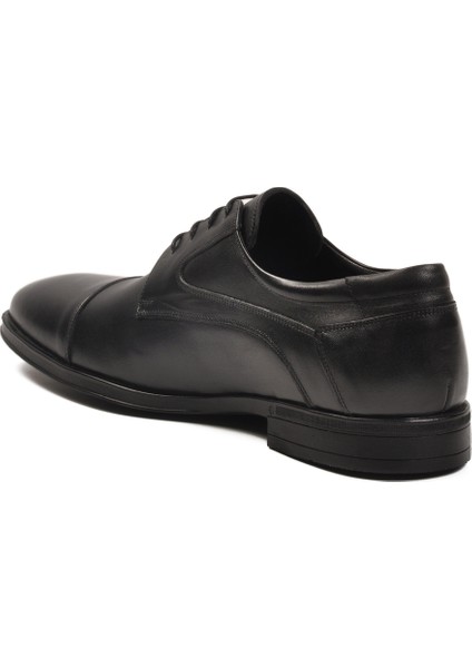 Siyah Hakiki Deri Büyük Numara Erkek Klasik Ayakkabı 1594 M fırsatları