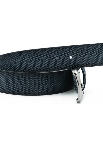 Nappa Hakiki Baskı Deri 4,00 cm Spor Erkek Kemer - Tuna KMR121 fiyatları