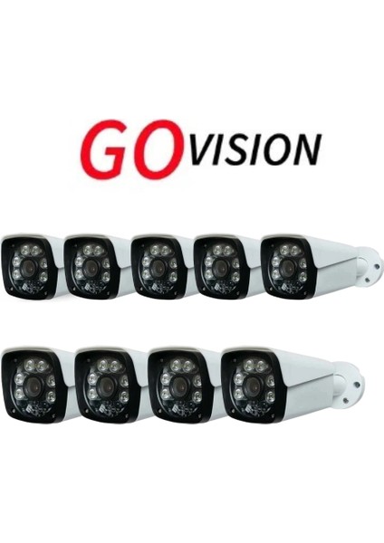 9 Adet 5mp 3.6mm Ahd Bullet Kamera