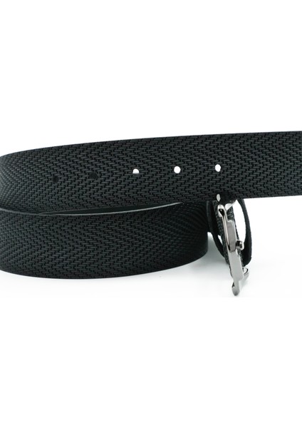 Nappa Hakiki Baskı Deri 4,00 cm Spor Erkek Kemer - Tuna KMR121 fırsatları