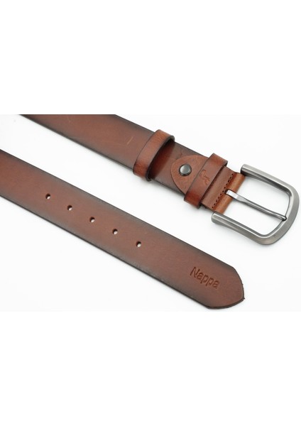 Nappa Hakiki Deri 4,00 cm Spor Erkek Kemer - KMR252 fiyatları