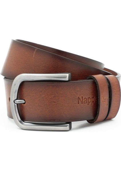 Nappa Hakiki Deri 4,00 cm Spor Erkek Kemer - KMR252