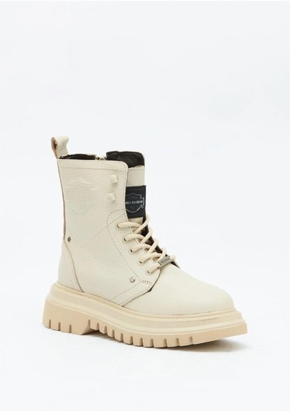 Dearie Beige Floter Deri Kadın Bot Postal Ayakkabı fiyatları