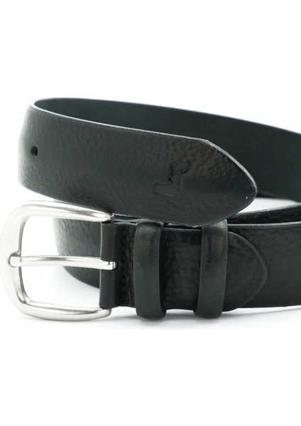 Nappa Hakiki Deri 3.2cm Klasik Erkek Kemer - KMR104 fırsatları