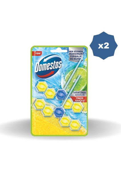 Wc Blok Duopack Limon Bahçesi 100 gr - (2 Adet)