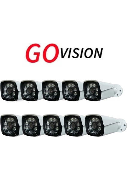 10 Adet 5mp 3.6mm Ahd Bullet Kamera