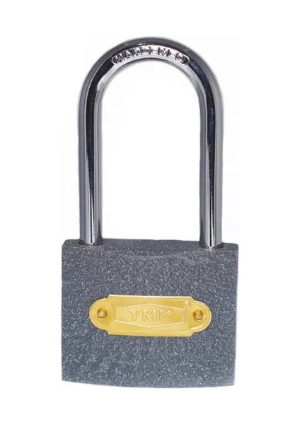 Eko Gri Döküm Uzun Kancalı Asma Kilit 63MM